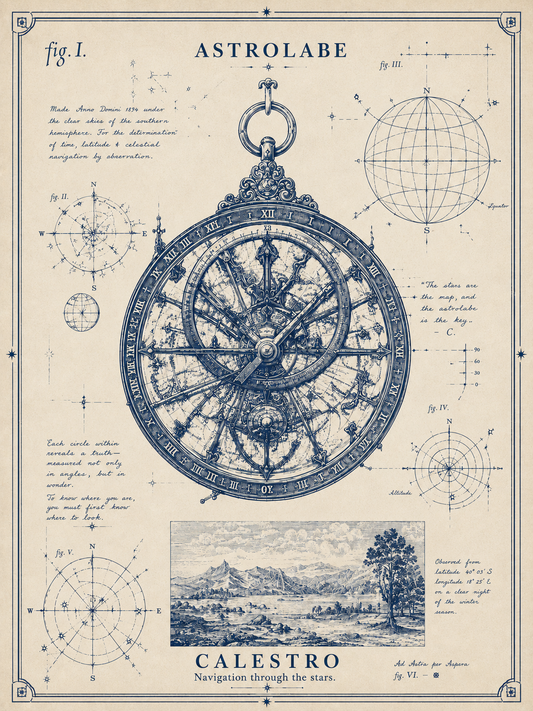 Blueprint Compass T-shirt