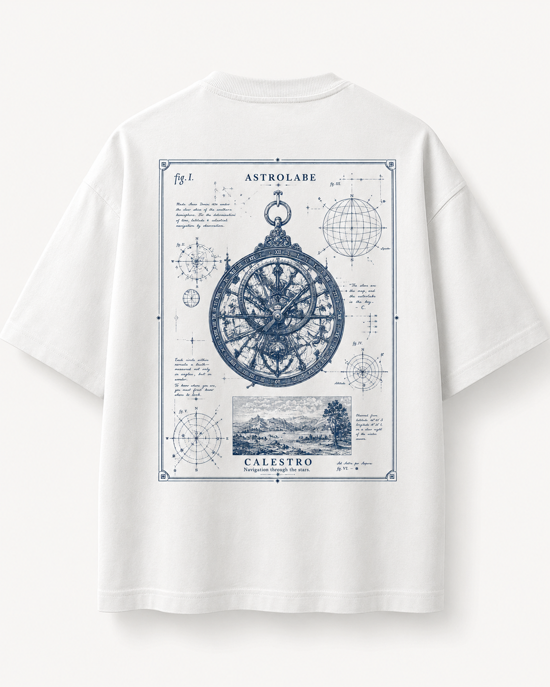 Blueprint Compass T-shirt